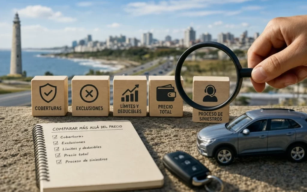 Cómo comparar seguros en Uruguay sin mirar solo el precio