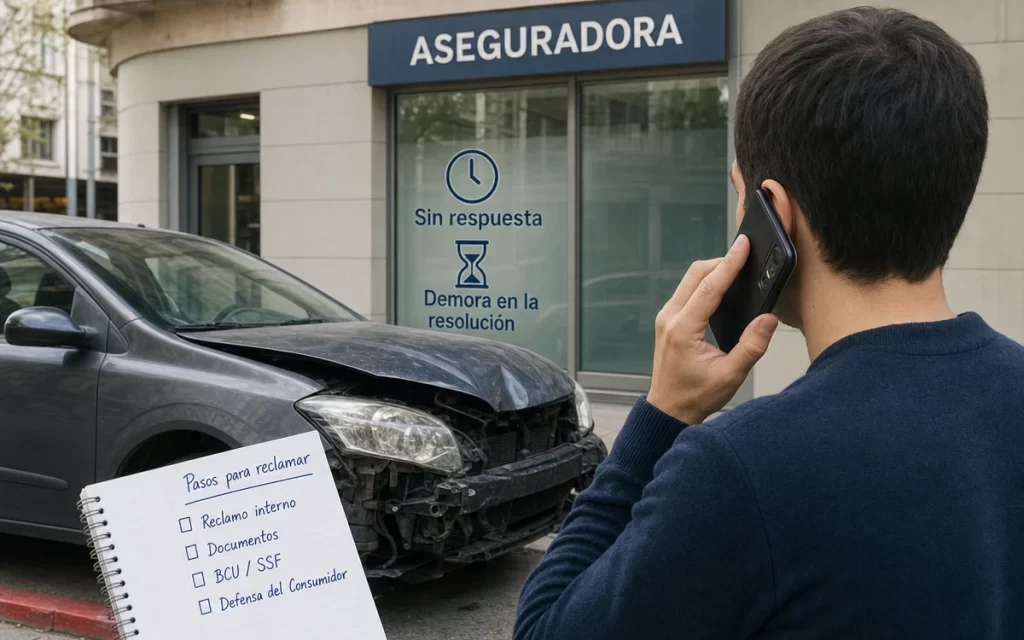 Qué hacer si la aseguradora demora la reparación o resolución de un siniestro en Uruguay