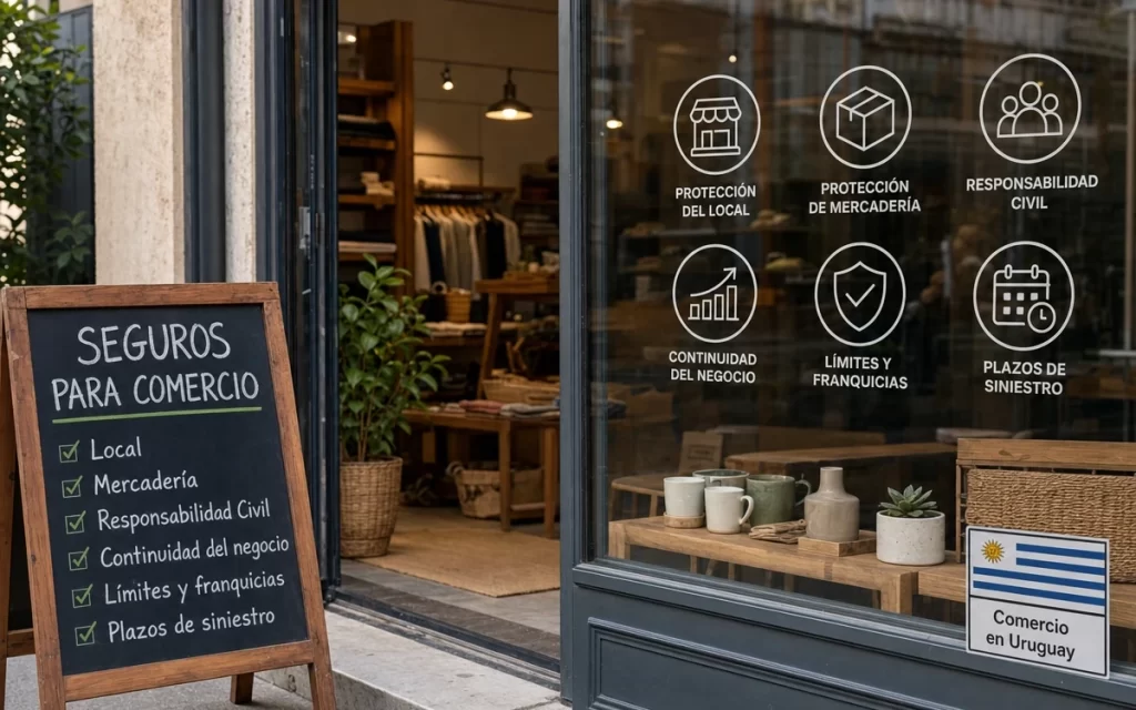 Qué seguros debería valorar un comercio en Uruguay
